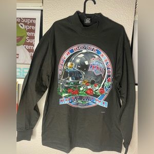 Salem Sportswear Front Row Crewneck long sleeve Super Bowl XXVII Size Large